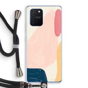 CaseCompany Saturday Flow: Samsung Galaxy Note 10 Lite Transparant Hoesje met koord