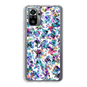 CaseCompany Hibiscus Flowers: Xiaomi Redmi Note 10S Transparant Hoesje