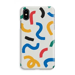 CaseCompany Illustratieve pop 2: iPhone Xs Volledig Geprint Hoesje