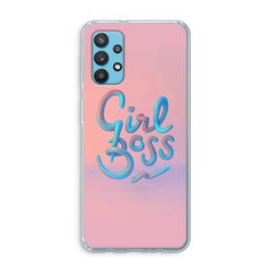 CaseCompany Girl boss: Samsung Galaxy A32 4G Transparant Hoesje