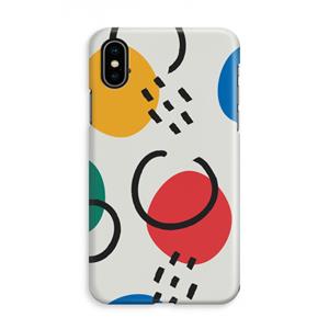 CaseCompany Illustratieve pop 3: iPhone Xs Volledig Geprint Hoesje