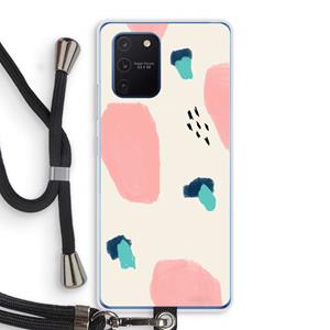 CaseCompany Monday Surprise: Samsung Galaxy Note 10 Lite Transparant Hoesje met koord