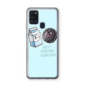 CaseCompany Best Friend Forever: Samsung Galaxy A21s Transparant Hoesje