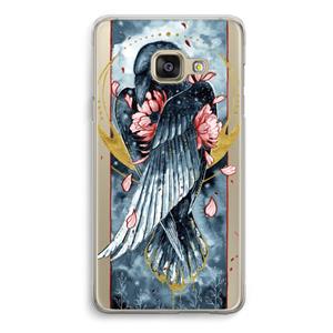CaseCompany Golden Raven: Samsung A3 (2017) Transparant Hoesje