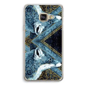 CaseCompany Golden Fox: Samsung A3 (2017) Transparant Hoesje