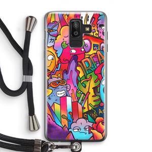 CaseCompany Dreams: Samsung Galaxy J8 (2018) Transparant Hoesje met koord