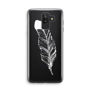 CaseCompany Pluim: Samsung Galaxy J8 (2018) Transparant Hoesje