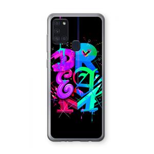 CaseCompany Dream: Samsung Galaxy A21s Transparant Hoesje