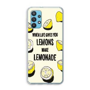 CaseCompany Lemonade: Samsung Galaxy A32 4G Transparant Hoesje