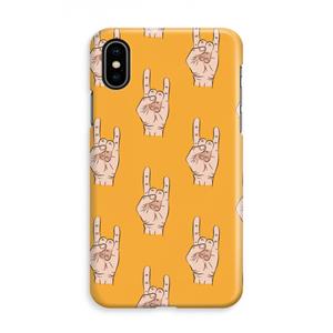 CaseCompany Rock: iPhone Xs Volledig Geprint Hoesje