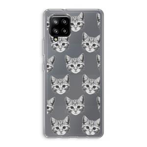 CaseCompany Kitten: Samsung Galaxy A42 5G Transparant Hoesje