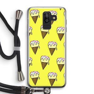 CaseCompany Isjes: Samsung Galaxy J8 (2018) Transparant Hoesje met koord