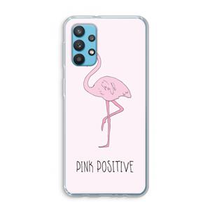 CaseCompany Pink positive: Samsung Galaxy A32 4G Transparant Hoesje
