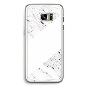 CaseCompany Biggest stripe: Samsung Galaxy S7 Edge Transparant Hoesje