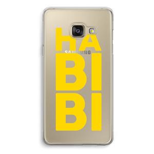 CaseCompany Habibi Blue: Samsung A3 (2017) Transparant Hoesje