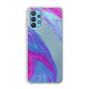 CaseCompany Zweverige regenboog: Samsung Galaxy A32 4G Transparant Hoesje