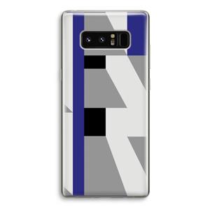 CaseCompany Gestalte 2: Samsung Galaxy Note 8 Transparant Hoesje