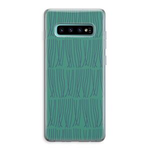 CaseCompany Swirls: Samsung Galaxy S10 Plus Transparant Hoesje