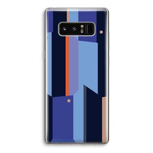 CaseCompany Gestalte 3: Samsung Galaxy Note 8 Transparant Hoesje