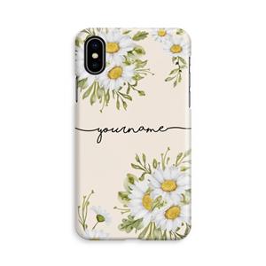 CaseCompany Daisies: iPhone X Volledig Geprint Hoesje