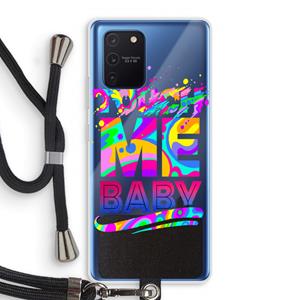 CaseCompany Touch Me: Samsung Galaxy Note 10 Lite Transparant Hoesje met koord