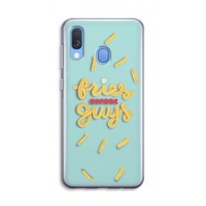 CaseCompany Always fries: Samsung Galaxy A40 Transparant Hoesje