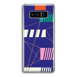 CaseCompany Gestalte 5: Samsung Galaxy Note 8 Transparant Hoesje