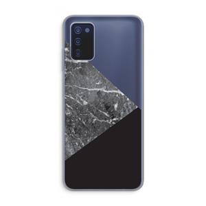 CaseCompany Combinatie marmer: Samsung Galaxy A03s Transparant Hoesje