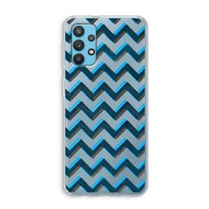 CaseCompany Onderbroken lijn: Samsung Galaxy A32 4G Transparant Hoesje