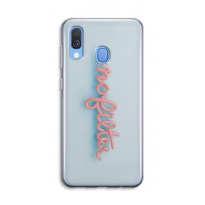 CaseCompany nofilter: Samsung Galaxy A40 Transparant Hoesje