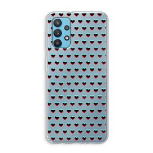 CaseCompany Hartjes: Samsung Galaxy A32 4G Transparant Hoesje