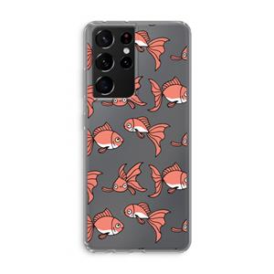 CaseCompany Blub: Samsung Galaxy S21 Ultra Transparant Hoesje
