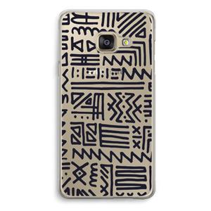 CaseCompany Marrakech print: Samsung A3 (2017) Transparant Hoesje