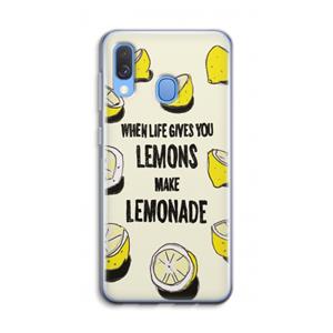 CaseCompany Lemonade: Samsung Galaxy A40 Transparant Hoesje