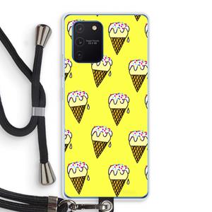 CaseCompany Isjes: Samsung Galaxy Note 10 Lite Transparant Hoesje met koord