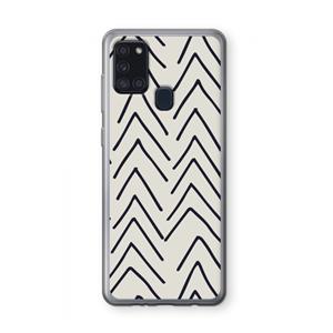 CaseCompany Marrakech Arrows: Samsung Galaxy A21s Transparant Hoesje
