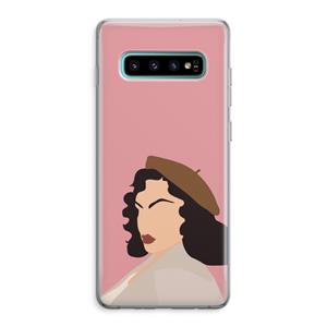 CaseCompany Confidence: Samsung Galaxy S10 Plus Transparant Hoesje