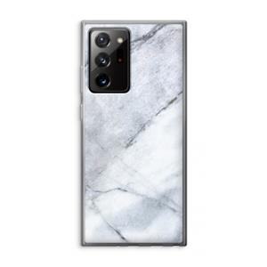 CaseCompany Witte marmer: Samsung Galaxy Note 20 Ultra / Note 20 Ultra 5G Transparant Hoesje
