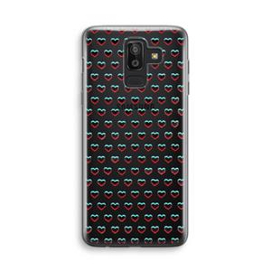 CaseCompany Hartjes: Samsung Galaxy J8 (2018) Transparant Hoesje