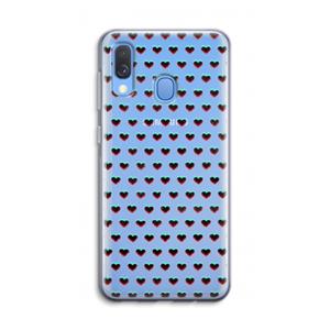 CaseCompany Hartjes: Samsung Galaxy A40 Transparant Hoesje