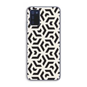 CaseCompany Crazy pattern: Samsung Galaxy A03s Transparant Hoesje