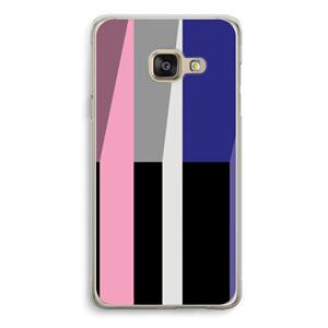 CaseCompany Gestalte 4: Samsung A3 (2017) Transparant Hoesje
