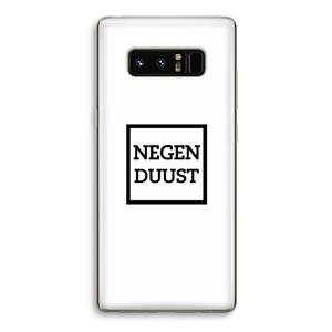 CaseCompany Negenduust vierkant: Samsung Galaxy Note 8 Transparant Hoesje