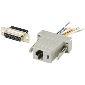 trucomponents TRU COMPONENTS D-SUB Adapter D-SUB-Buchse 15pol. - RJ45-Buchse