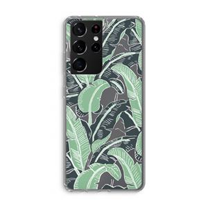 CaseCompany This Sh*t Is Bananas: Samsung Galaxy S21 Ultra Transparant Hoesje