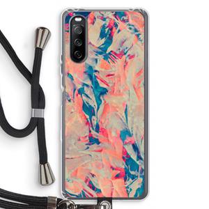 CaseCompany Alone: Sony Sony Xperia 10 III Transparant Hoesje met koord