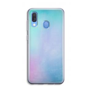 CaseCompany mist pastel: Samsung Galaxy A40 Transparant Hoesje