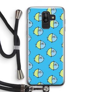 CaseCompany Visjes: Samsung Galaxy J8 (2018) Transparant Hoesje met koord