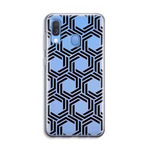 CaseCompany Geometrisch patroon: Samsung Galaxy A40 Transparant Hoesje