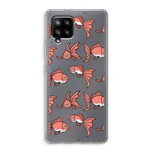 CaseCompany Blub: Samsung Galaxy A42 5G Transparant Hoesje
